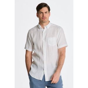 KOŠILE GANT REG LINEN SHIRT bílá obraz