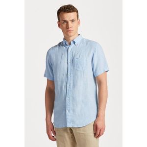 KOŠILE GANT REG LINEN SHIRT CAPRI BLUE obraz