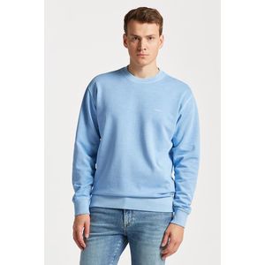 MIKINA GANT SUNFADED C-NECK SWEAT GENTLE BLUE obraz