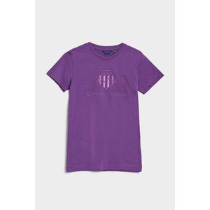 TRIČKO GANT TONAL ARCHIVE SHIELD T-SHIRT DARK VIOLET obraz