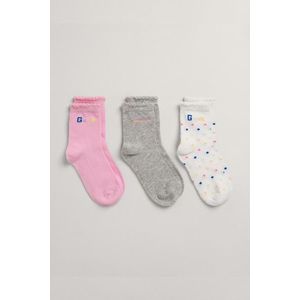 PONOŽKY GANT SOCKS 3-PACK MILKY PINK obraz