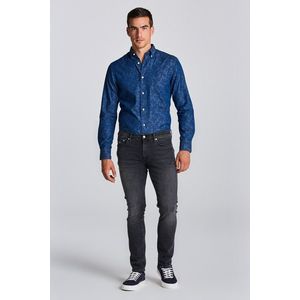 DŽÍNY GANT D1. MAXEN GANT RETRO SHIELD JEANS BLACK WORN IN obraz