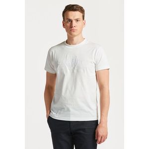 TRIČKO GANT REG TONAL SHIELD SS T-SHIRT EGGSHELL obraz