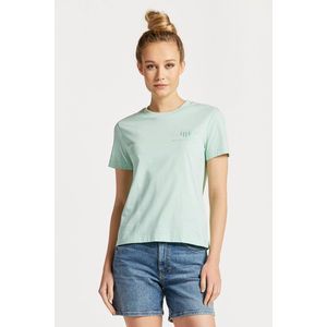 TRIČKO GANT REG TONAL SHIELD SS T-SHIRT MINTY GREEN obraz