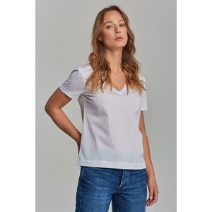 TRIČKO GANT ORIGINAL V-NECK SS T-SHIRT WHITE obraz