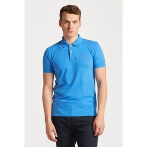 POLOKOŠILE GANT CONTRAST COLLAR PIQUE SS RUGGER DAY BLUE obraz