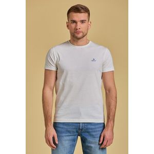 TRIČKO GANT CONTRAST LOGO SS T-SHIRT EGGSHELL obraz