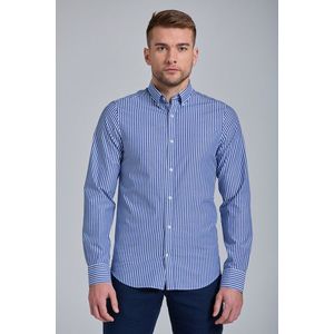 KOŠILE GANT SLIM BROADCLOTH STRIPE BD COLLEGE BLUE obraz