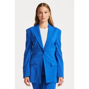 SAKO GANT WIDE SHOULDER FITTED BLAZER LAPIS BLUE obraz