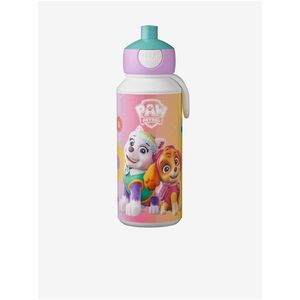 Žluto-růžová vzorovaná lahev pro děti Mepal Campus Paw Patrol Girls (400 ml) obraz