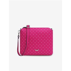 Tmavě růžová dámská crossbody kabelka Vuch Coalie Dotty Pink obraz