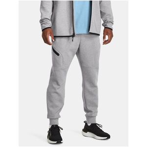 Světle šedé sportovní tepláky Under Armour UA Unstoppable Flc Joggers obraz