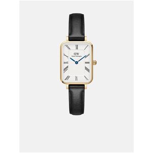 Zlaté dámské hodinky Daniel Wellington Quadro Sheffield obraz