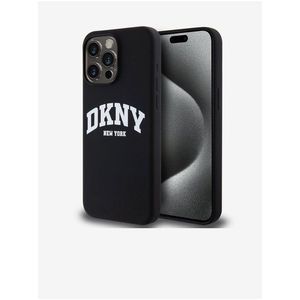 Liquid Silicone Arch Logo MagSafe Zadní Kryt pro iPhone 12/12 Pro Black DKNY obraz