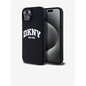 Liquid Silicone Arch Logo MagSafe Zadní Kryt pro iPhone 13 Black DKNY obraz