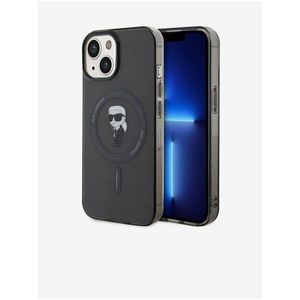 IML Ikonik MagSafe Zadní Kryt pro iPhone 15 Black Karl Lagerfeld obraz