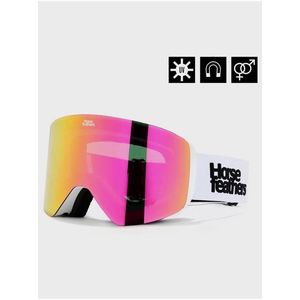 Snowboardové brýle Colt - white/mirror pink HORSEFEATHERS obraz