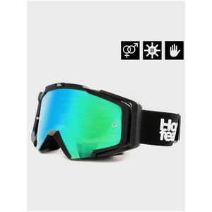 MTB brýle Patriot - black/mirror green HORSEFEATHERS obraz