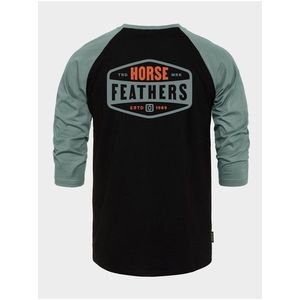 Triko Hexagon II Raglan - black velikost L HORSEFEATHERS obraz