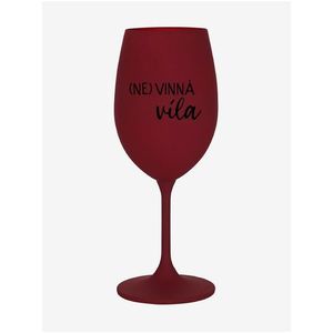 (NE)VINNÁ VÍLA - bordo sklenice na víno 350 ml obraz