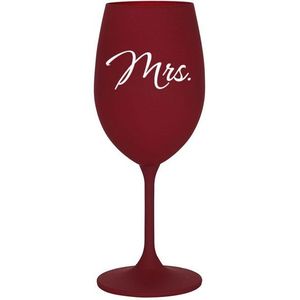 MRS. - bordo sklenice na víno 350 ml obraz