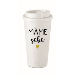 MÁME SEBE - bílý termohrnek 475 ml obraz