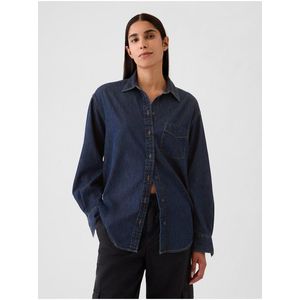 Chambray oversize košile Big Shirt GAP obraz