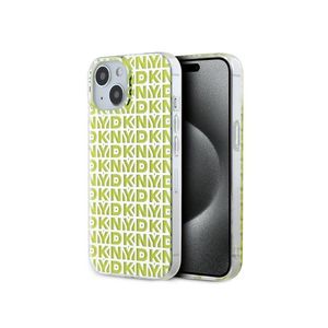 PC/TPU Repeat Pattern Zadní Kryt pro iPhone 15 Yellow DKNY obraz