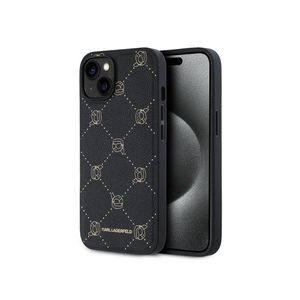 PU Karl Heads Pattern Magsafe Zadní Kryt pro iPhone 14 Black Karl Lagerfeld obraz