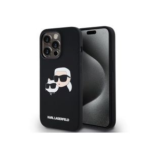 Liquid Silicone Double Heads Magsafe Zadní Kryt pro iPhone 14 Pro Max Black Karl Lagerfeld obraz