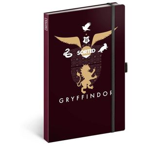 NOTIQUE Notes Harry Potter – Gryffindor, linkovaný, 13 x 21 cm BAAGL obraz