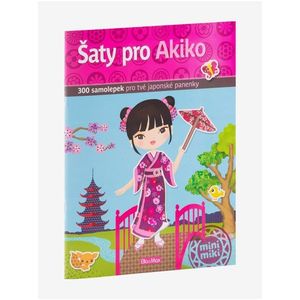 Šaty pro AKIKO - kniha samolepek obraz