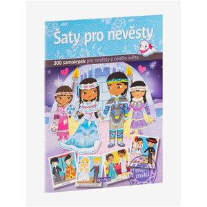 Šaty pro NEVĚSTY - kniha samolepek obraz