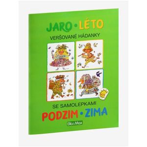 JARO, LÉTO, PODZIM, ZIMA – Kniha samolepek a hádanek obraz