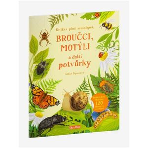 BROUČCI, MOTÝLI a další potvůrky – Kniha samolepek obraz