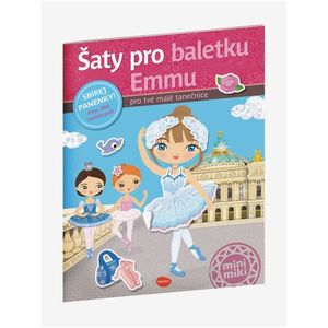 Šaty pro baletku EMMU – Kniha samolepek obraz