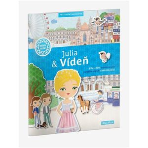 JULIA & VÍDEŇ – Město plné samolepek obraz