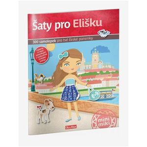 Šaty pro ELIŠKU ─ Kniha samolepek obraz