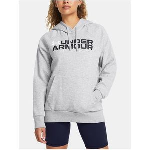 Dámská mikina Under Armour Rival Fleece Wordmark Hoodie obraz