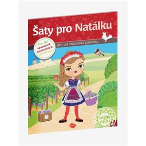 Šaty pro NATÁLKU ─ Kniha samolepek obraz