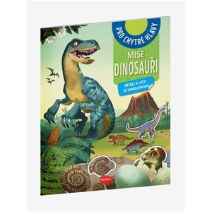 MISE DINOSAUŘI – Pátrej a lušti se samolepkami obraz