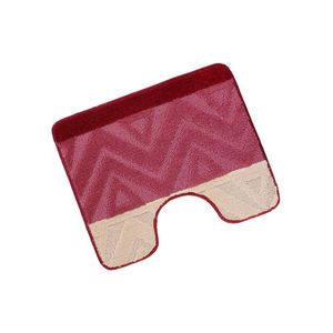 WC předložka 50x60cm chevron burgundy Bellatex obraz