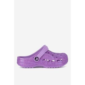 Pantofle Crocs BAYA GLITTER CLOG 207015-5PR Materiál/-Syntetický obraz