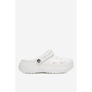 Pantofle Crocs BAYA PLATFORM CLOG 208186-100 Syntetický materiál obraz