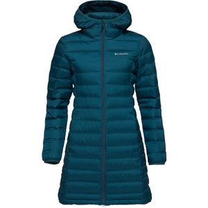 Columbia LAKE 22 II DOWN LONG HOODED JACKET Dámská zimní bunda, tmavě zelená, velikost obraz