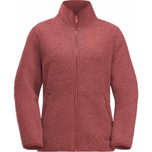 Jack Wolfskin HIGH CURL JACKET W Dámská outdoorová mikina, červená, velikost obraz