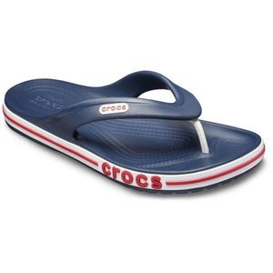 Crocs BAYABAND FLIP Unisex žabky, tmavě modrá, velikost 36/37 obraz