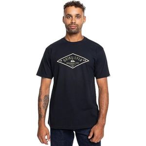 Quiksilver QS DIAMOND LOGO SS Pánské bavlněné triko, černá, velikost obraz