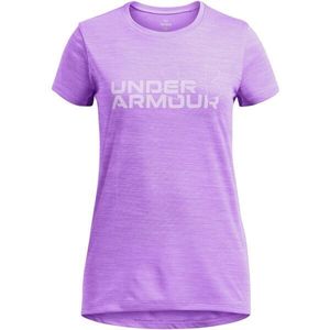 Under Armour TECH TWIST LOGO Dívčí triko, fialová, velikost obraz