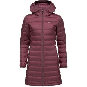 Columbia LAKE 22 II DOWN LONG HOODED JACKET Dámská zimní bunda, vínová, velikost obraz